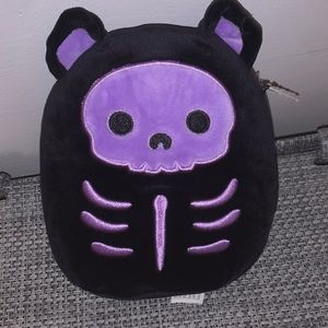 7 inch Shellie the Purple Skeleton Bear Squishmallow with tags